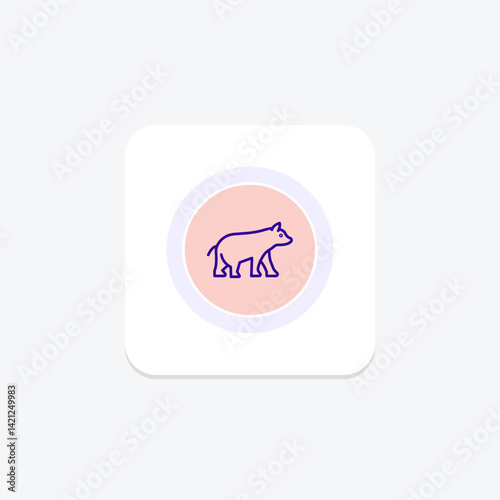 Bear, vector, pixel perfect, illustrator file