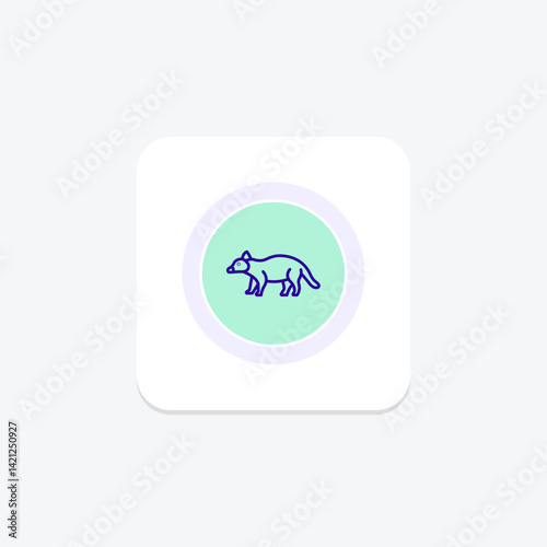 Free Download Binturong, vector, pixel perfect, illustrator file - GFXLoad