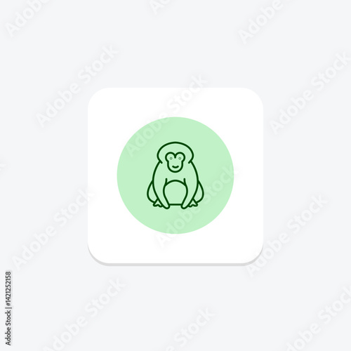 Orangutan, vector, pixel perfect, illustrator file