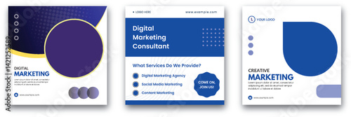 Modern Digital Marketing Templates for Social Media and Business Growth