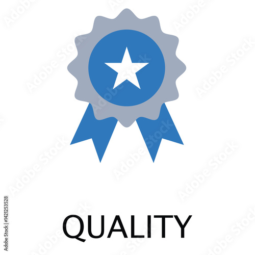 Quality Management and Assessment Symbol vector icon design