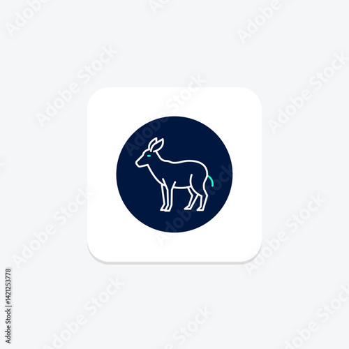 Okapi, vector, pixel perfect, illustrator file