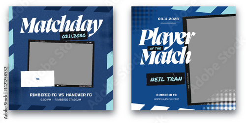 Dynamic Soccer Match Social Media Templates for Engaging Content