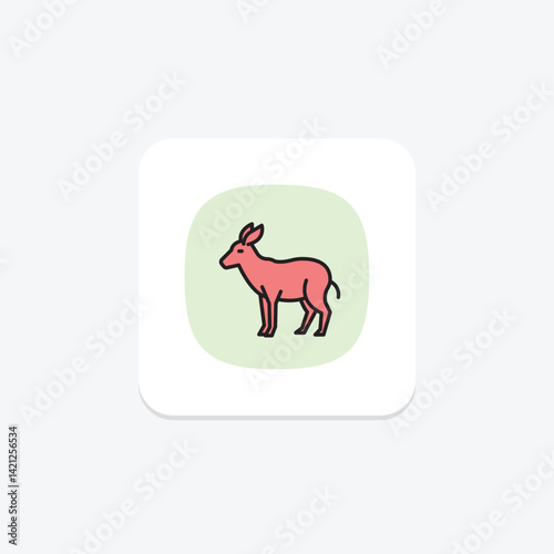 Okapi, vector, pixel perfect, illustrator file
