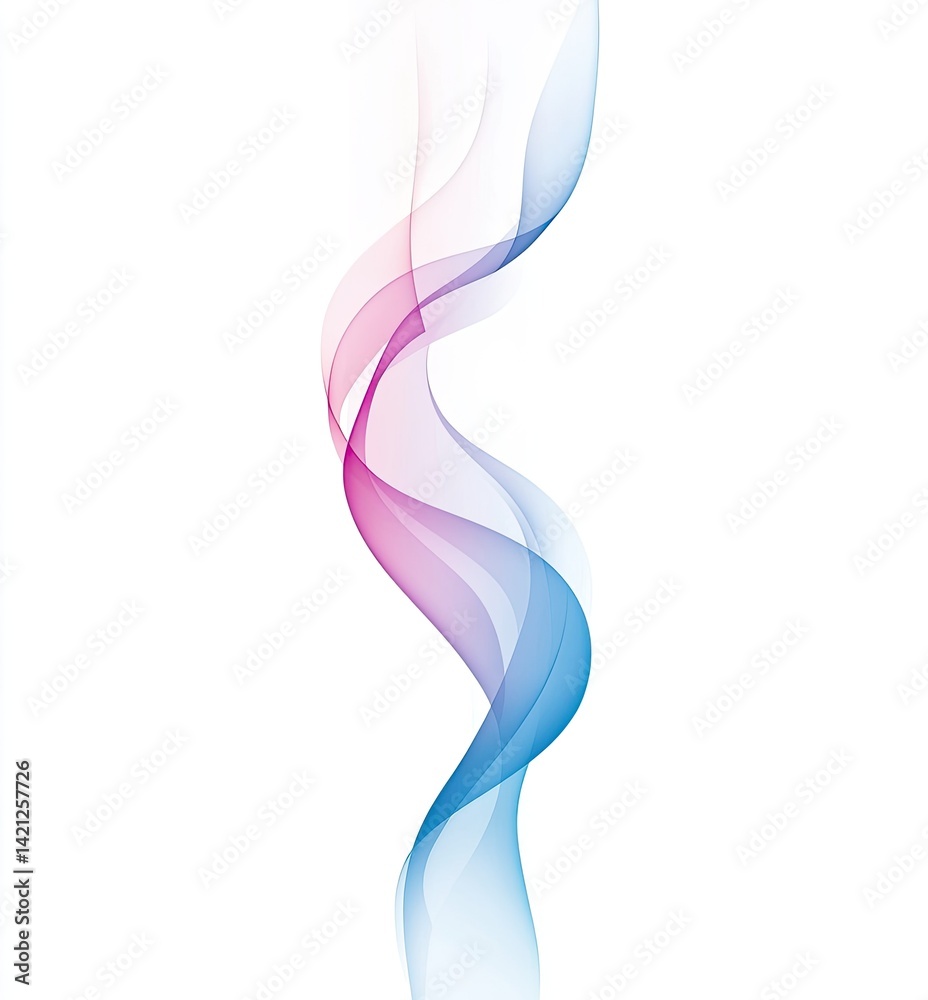 Abstract swirling lines of vibrant color Abstract swirling lines of vibrant color