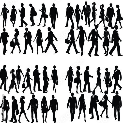Professional Vector Silhoette Bundle Set Collection