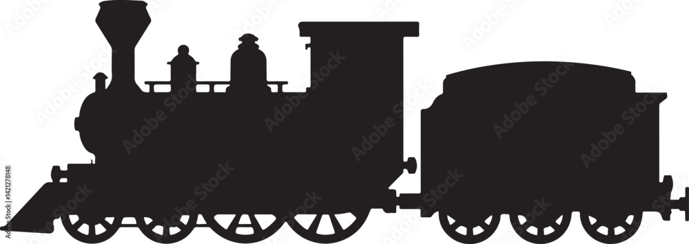 Obraz premium Vintage Steam Locomotive Pack 