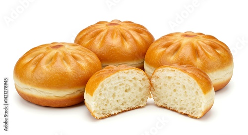 Wallpaper Mural Buns Fry white background. Brazilian food Torontodigital.ca