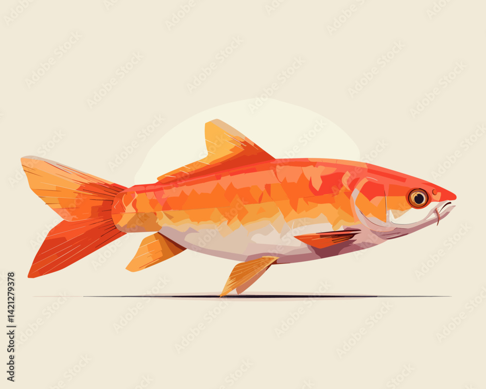 Fototapeta premium Fish icon. Cartoon of fish vector icon for web design isolated on white background