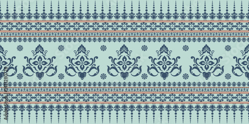 Flower seamless pattern. Vector illustration design digital file download for print, printable, wallpaper, background, decoration, pattern, textile and many projects.