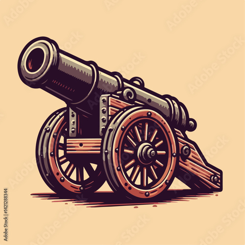 cannon vector illustration
