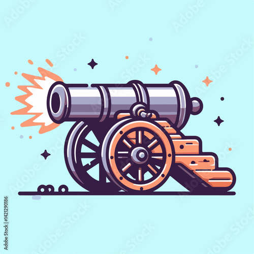 illustration of cannon