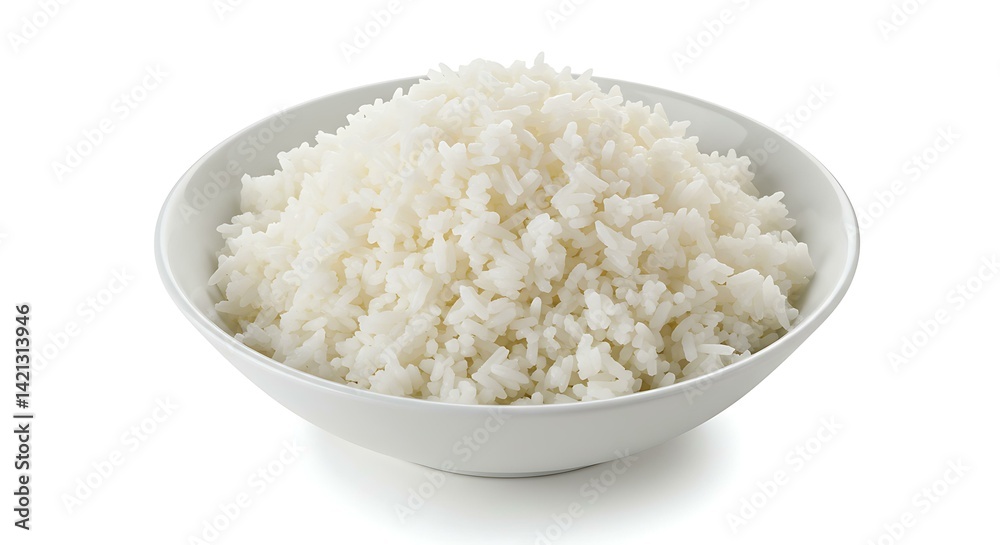 Traditional cooked white rice in Brazilian food white background. Brazilian food Traditional cooked white rice in Brazilian food white background. Brazilian food