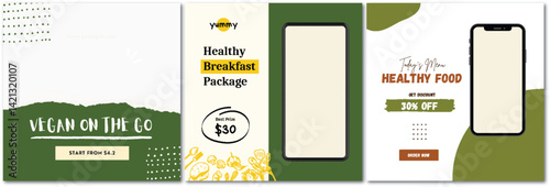 Eye-catching Healthy Food Promotion Ad for Social Media Engagement