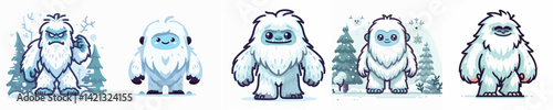 Vector of a yeti.