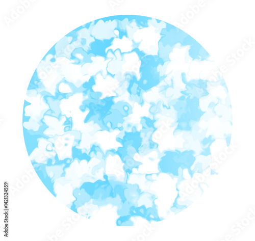 An abstract icy blue background.