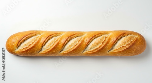 French bread food white background. Brazilian food