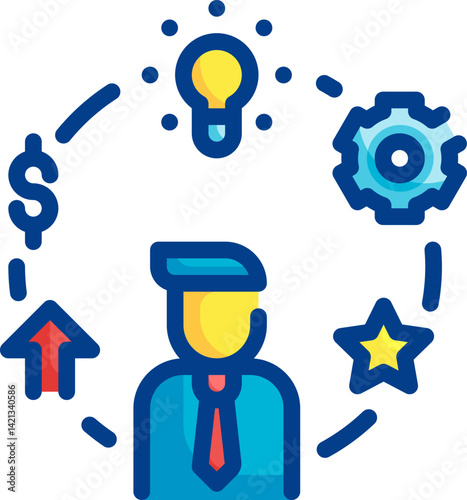 ability illustration on a white background  