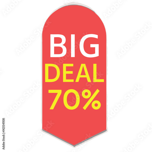 big deal offer final sale tag. Banner design template for marketing. Special offer promotion or retail. background banner modern graphic design for store shop, online store, website, landing page