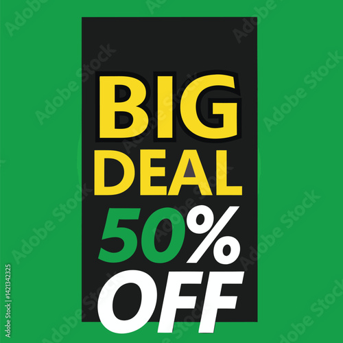 big deal offer final sale tag. Banner design template for marketing. Special offer promotion or retail. background banner modern graphic design for store shop, online store, website, landing page