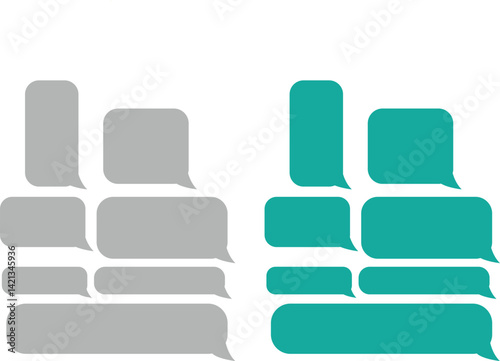 Speech & Message Bubble Pack Editable Vector Icons in Multiple Styles