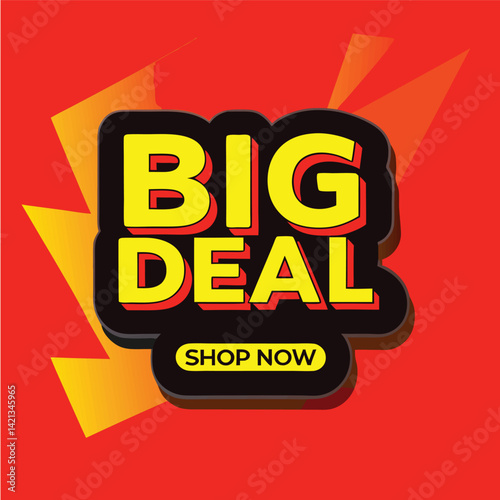 big deal offer final sale tag. Banner design template for marketing. Special offer promotion or retail. background banner modern graphic design for store shop, online store, website, landing page