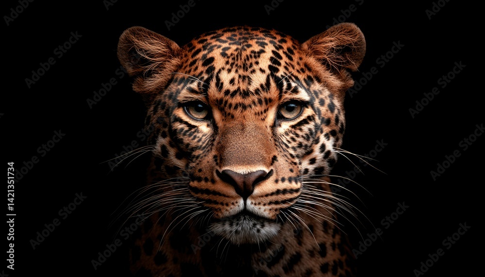 Close-up Leopard Portrait Close-up Leopard Portrait