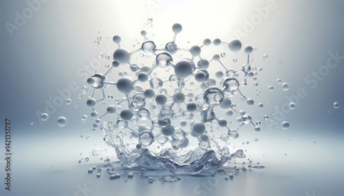 drops of water. Water drops on the glass