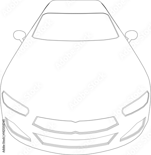 3D illustration of vehicle model