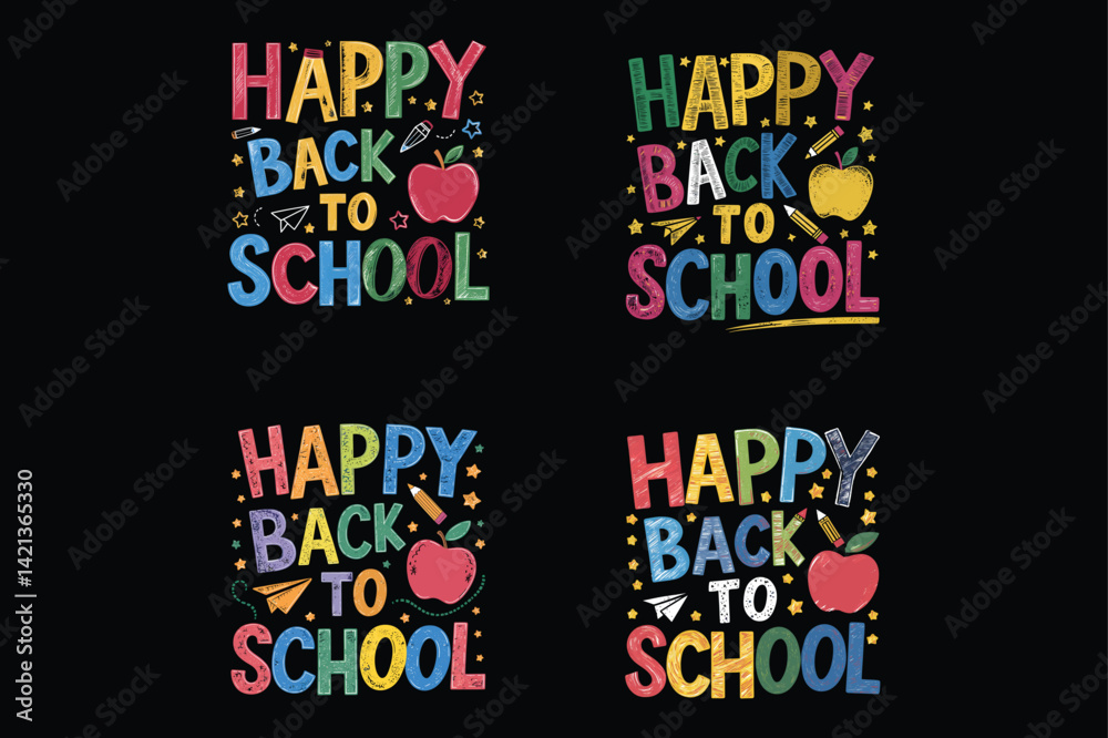 Fototapeta premium Back to School Vibes
