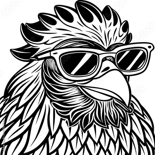 Funky Hen with Attitude