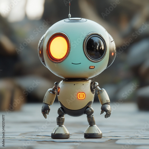A cute robot