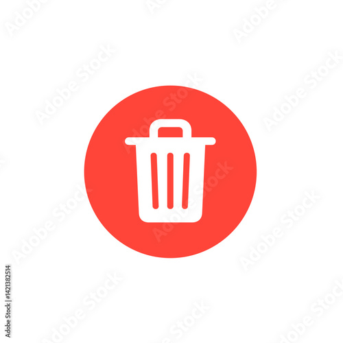 Filled Trash Circle
