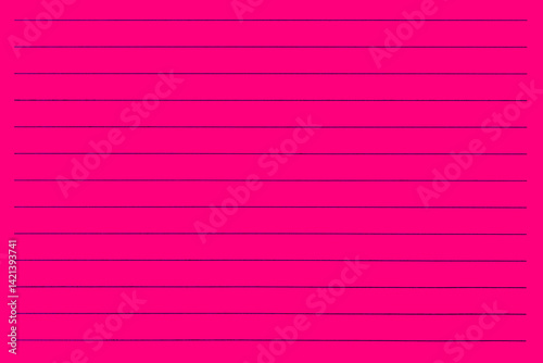 Paper and lines for writing