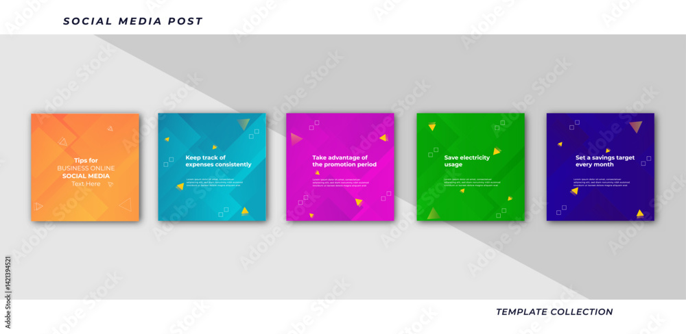 Tips for social media business marketing text here, colorful, tutorial, tips, post banner layout template background design element, Tips for social media business marketing text here, colorful, tutorial, tips, post banner layout template background design element,