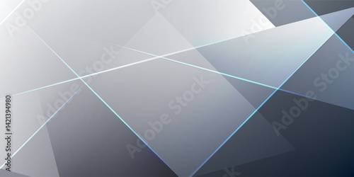 Abstract black color overlap geometric background. Technology, Futuristic digital hi-tech concept. Vector illustration