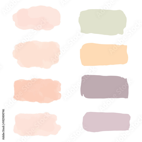 set of colorful frames
