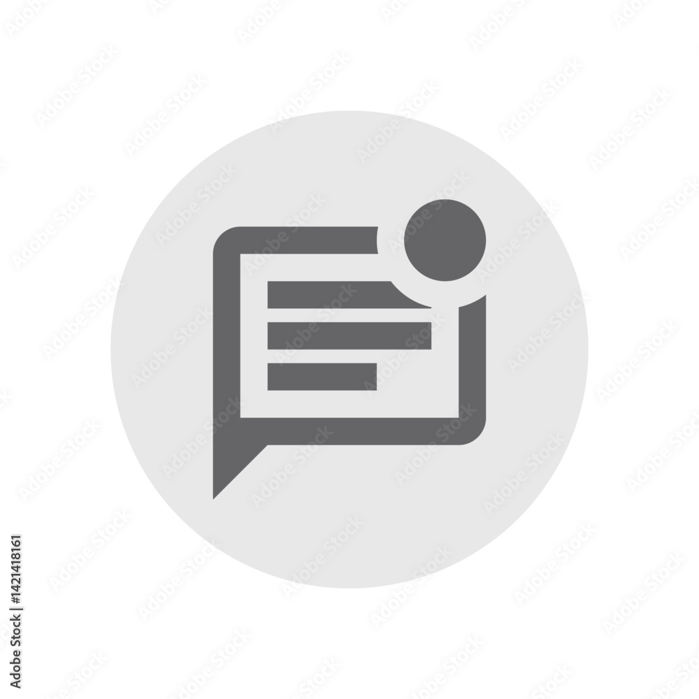 Unread Chat Icon (Outlined) Unread Chat Icon (Outlined)