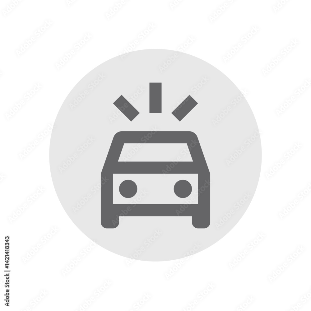 Minor Crash Icon (Outlined) Minor Crash Icon (Outlined)