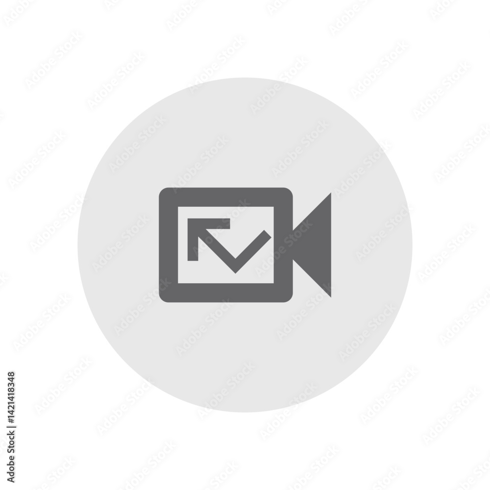 Missed Video Call Icon (Outlined) Missed Video Call Icon (Outlined)