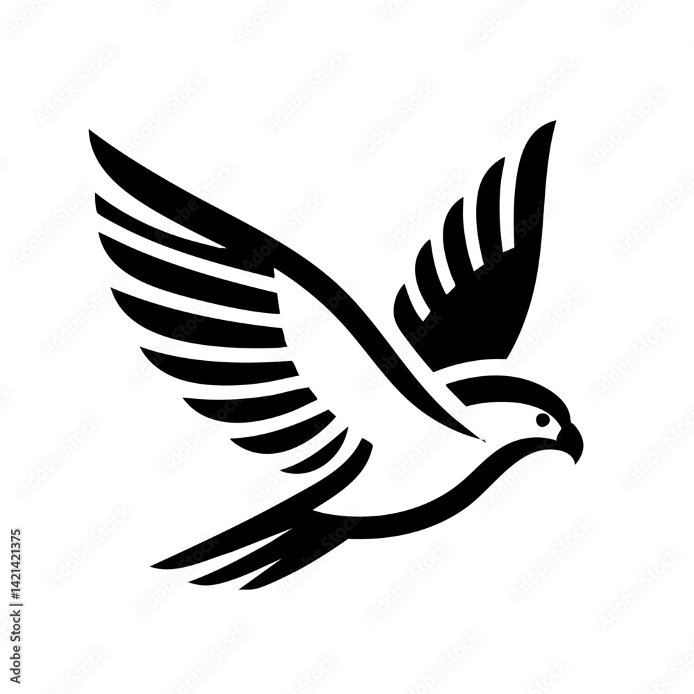 Falcon Eagel Bird Symbol Logo Icon ready vector illustration Falcon Eagel Bird Symbol Logo Icon ready vector illustration