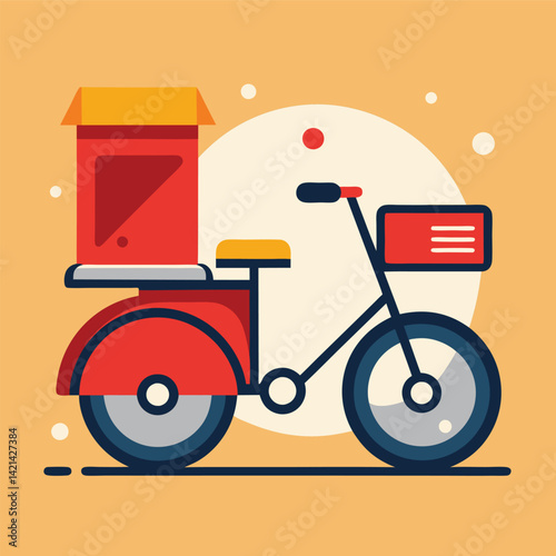 Food, Product Delivery motorcycle 