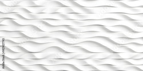 Wave curve, wavy lines, architecture fabric white background