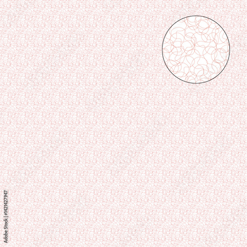 General purpose background guilloche protective grid 