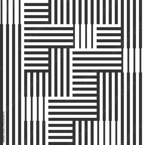 Seamless background of parallel and perpendicular lines. Element of interior design, clothes, wallpaper and creative ideas