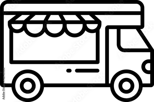 food truck (1) illustration on a white background     