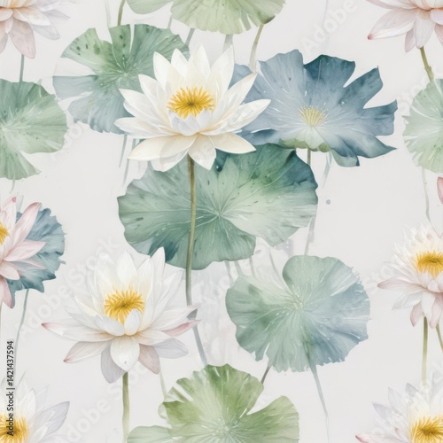 Wallpaper Mural seamless floral pattern, seamless pattern with flowers, seamless background with flowers Torontodigital.ca