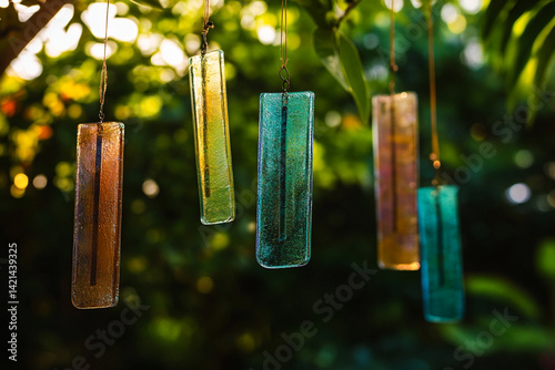 colorful clothespins on rope