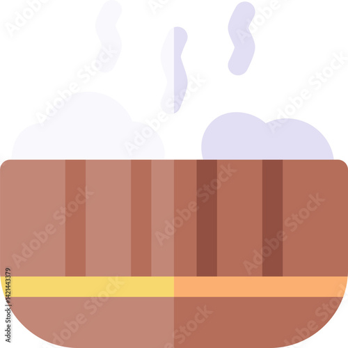 jacuzzi illustration on a white background     