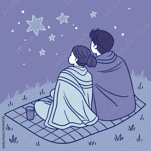 Watching Stars on a Blanket